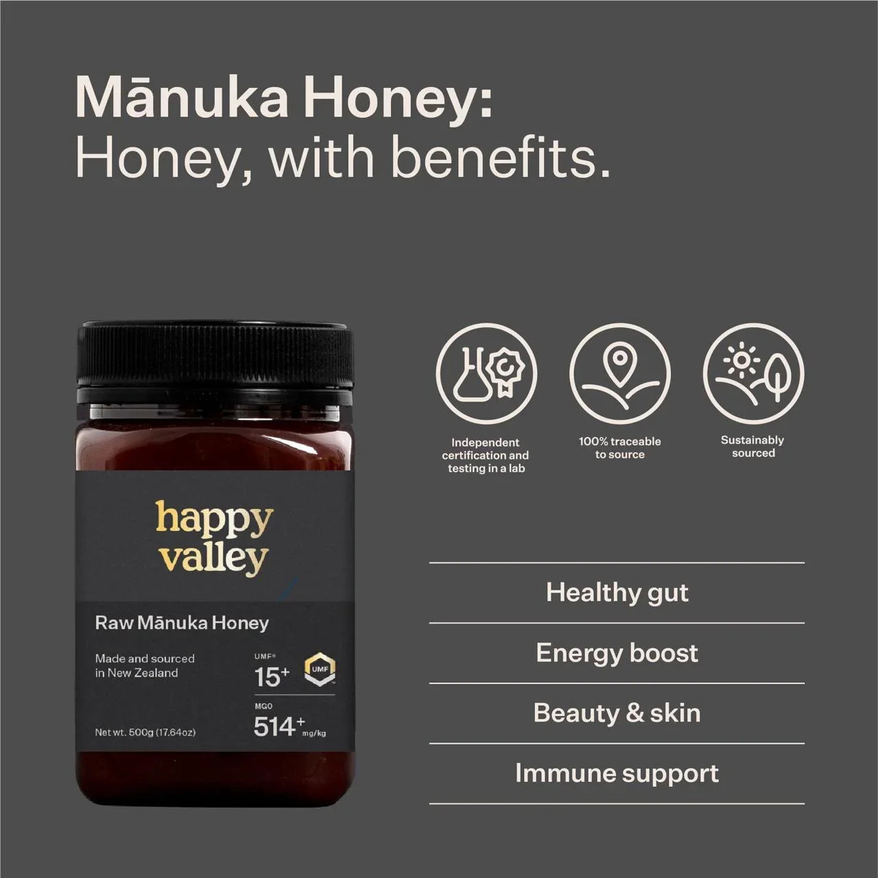 Manuka Honey UMF +15 500gšÆ - AL SIDR NATURAL HONEY