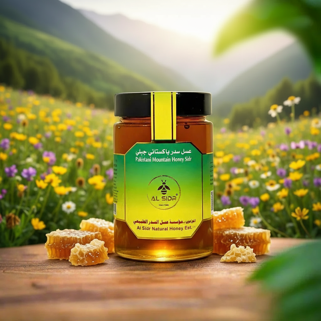 Pakistani Sidr Honey 500g🍯🗻 - AL SIDR NATURAL HONEY