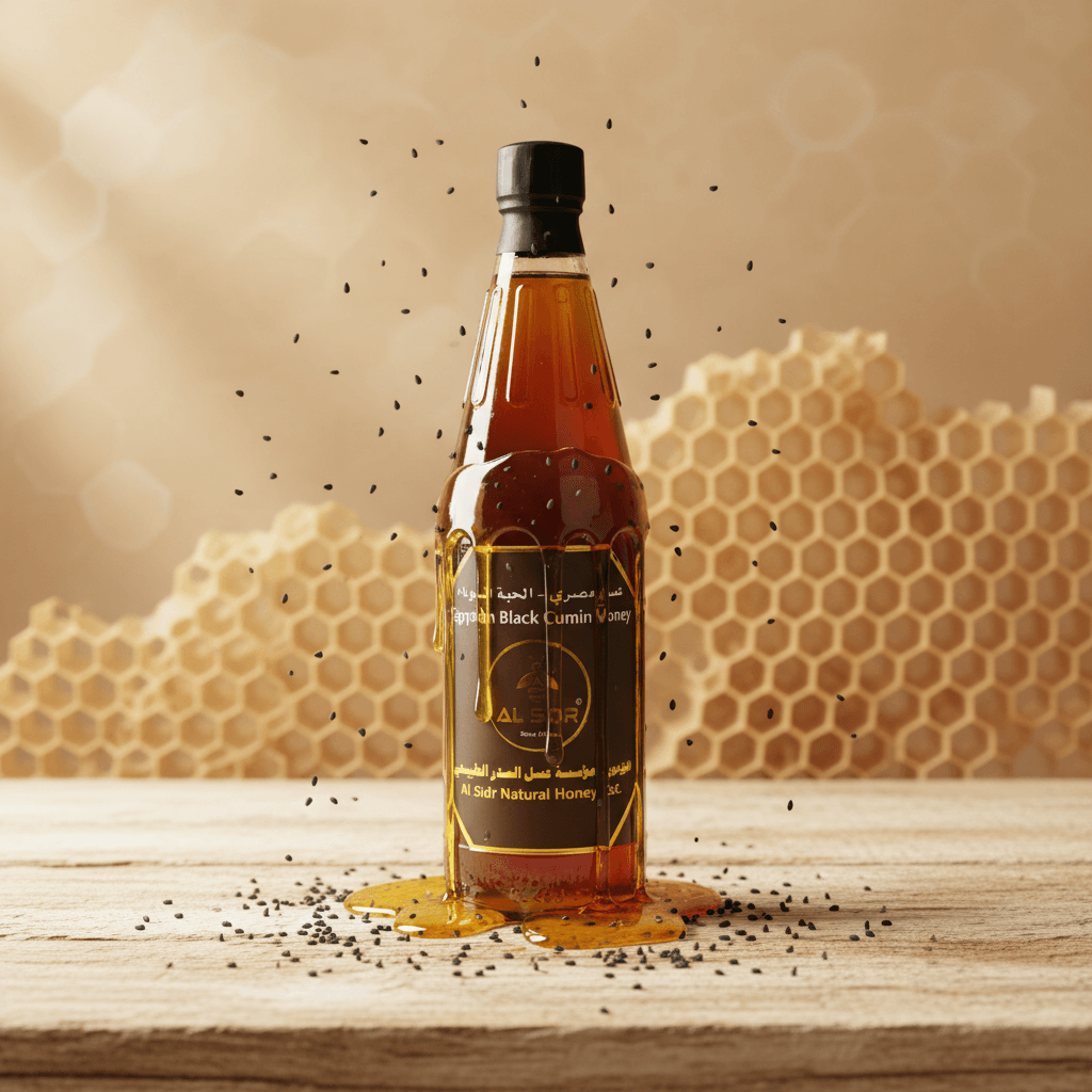 Black Cumin Honey | Egyptian Nigella Sativa Honey | AL SIDR UAE - AL SIDR NATURAL HONEY