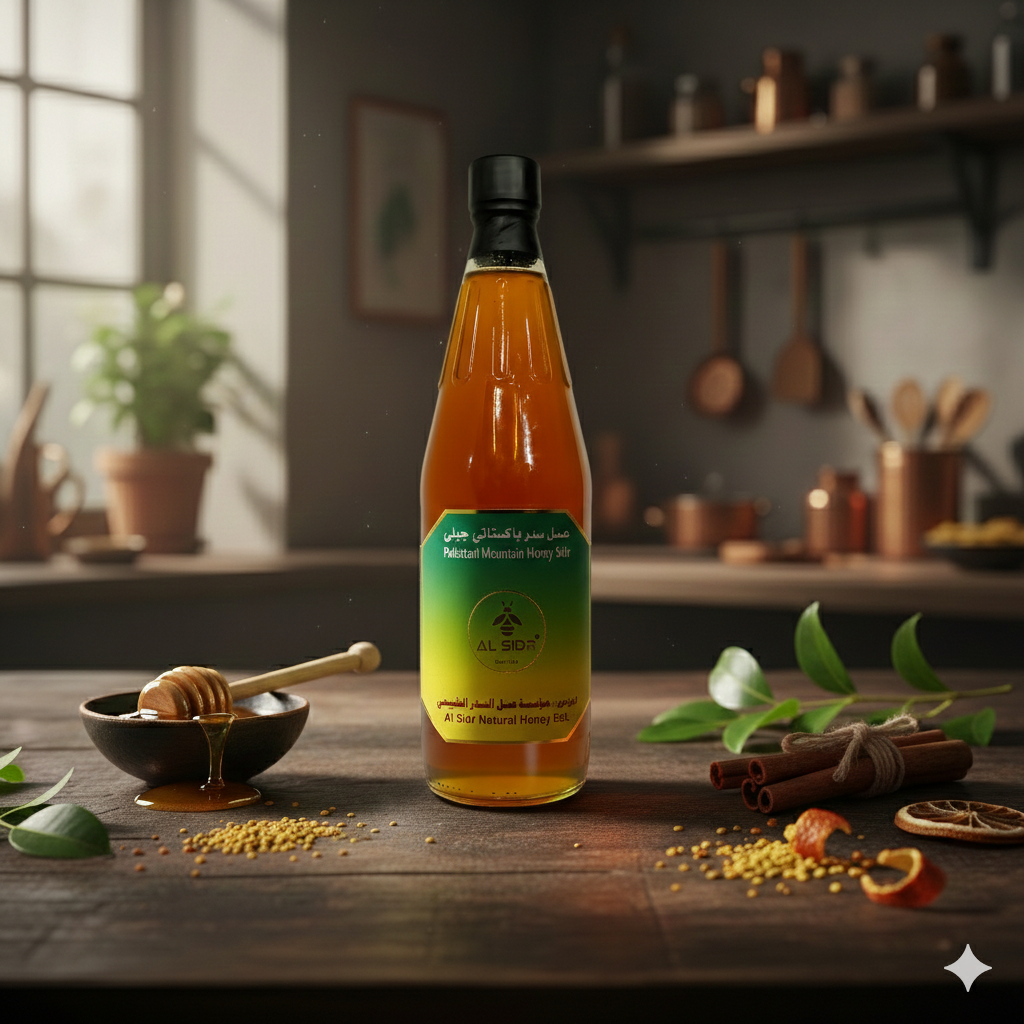 Pakistani Sidr Mountain Honey - Premium Raw & Unfiltered AL SIDR NATURAL HONEY