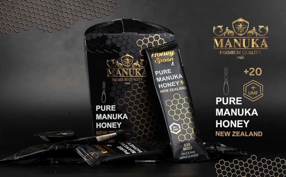 AL SIDR honey spoons — convenient single-serve honey varieties