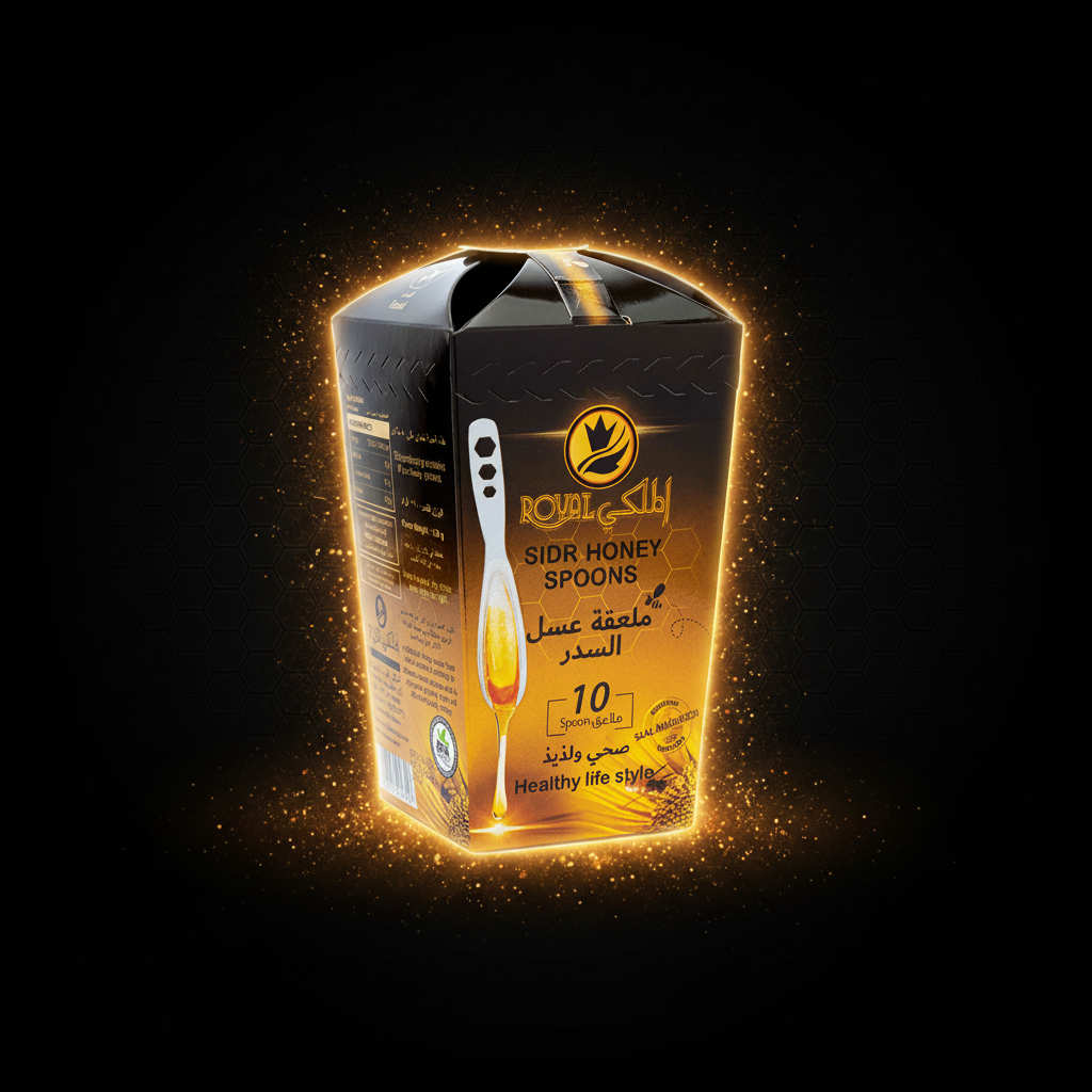 AL SIDR Sidr and Propolis Honey Spoons — single-serve premium honey