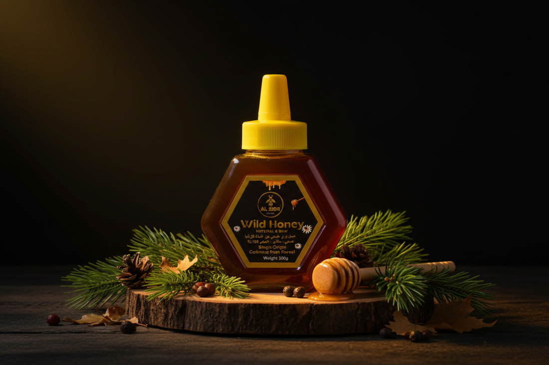 Raw honey versus processed honey guide