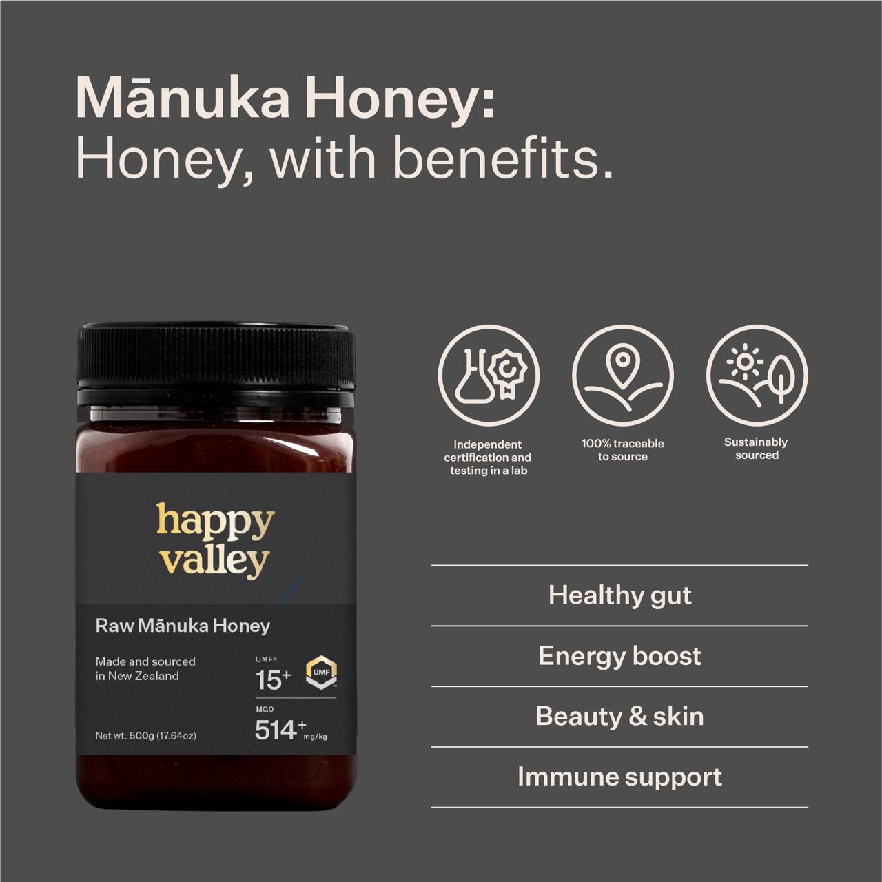 Manuka Honey UMF +15 - 500gr🍯 AL SIDR NATURAL HONEY