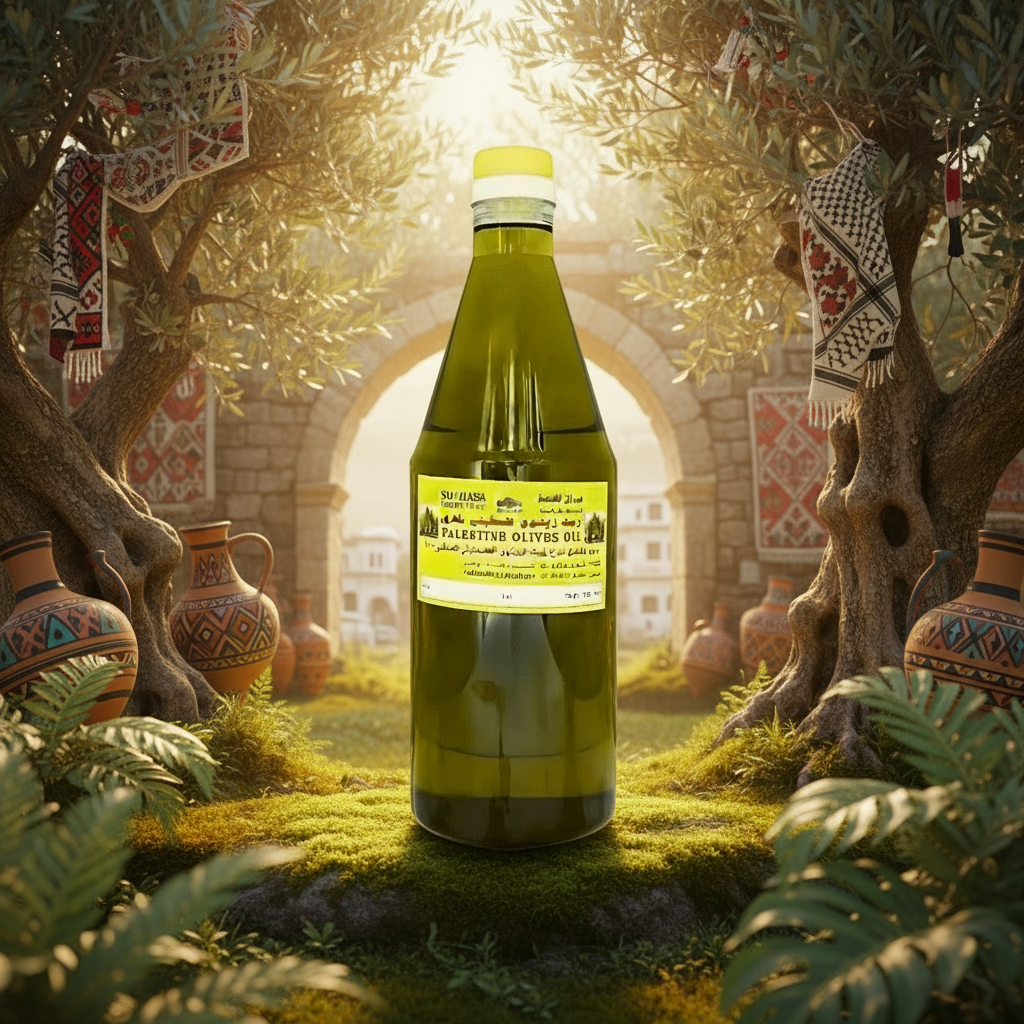 Palestinian Olive Oil 1330g🫒 AL SIDR NATURAL HONEY