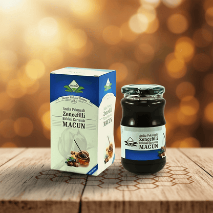 Andiz Molasses-Ginger Herbal Paste 420g jar — Turkish wellness blend, AL SIDR — معجون أنديز بدبس السكر والزنجبيل التركي للعافية