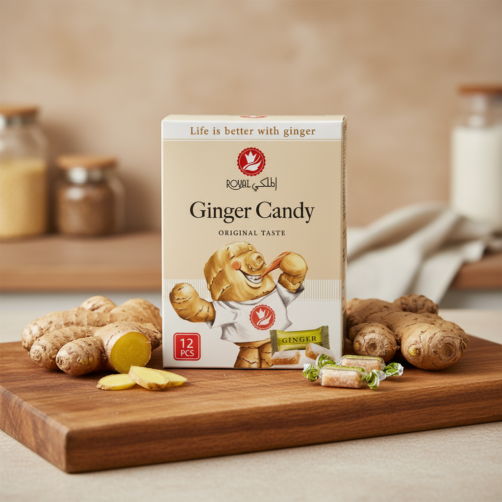 Natural Ginger Candy – 80g AL SIDR NATURAL HONEY