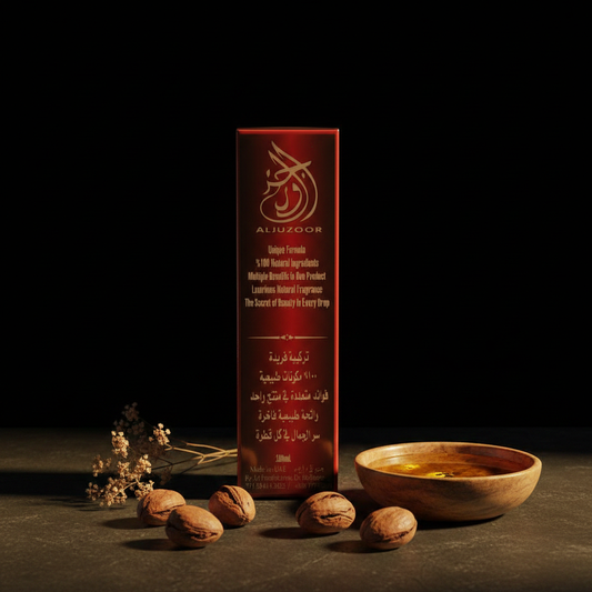 AL Juzoor Moroccan Argan Oil bottle — cold-pressed hair and skin care, AL SIDR UAE — زيت الأركان المغربي المعصور على البارد من الجذور